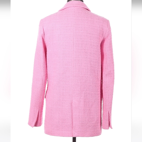 ZARA Textured Tweed pink blazer bloggers Fav size XS - Picture 16 of 16